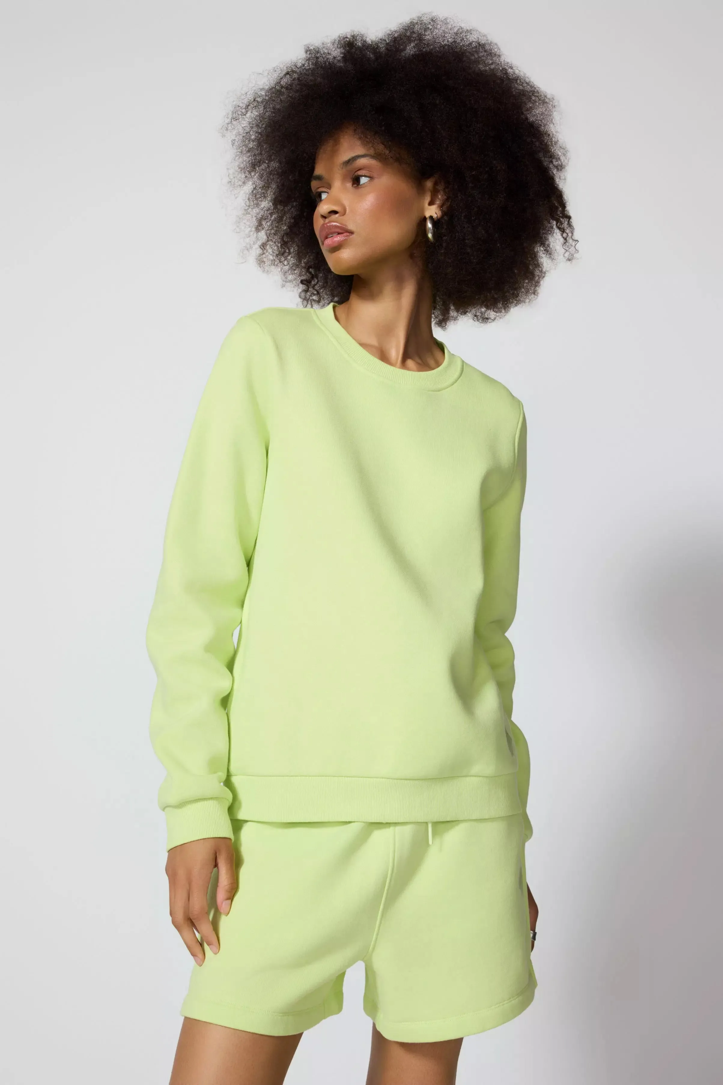 Luxefleece Sweatshirt - Shadow Lime