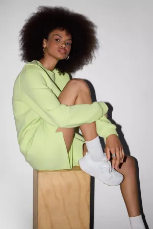 Luxefleece Sweatshirt - Shadow Lime
