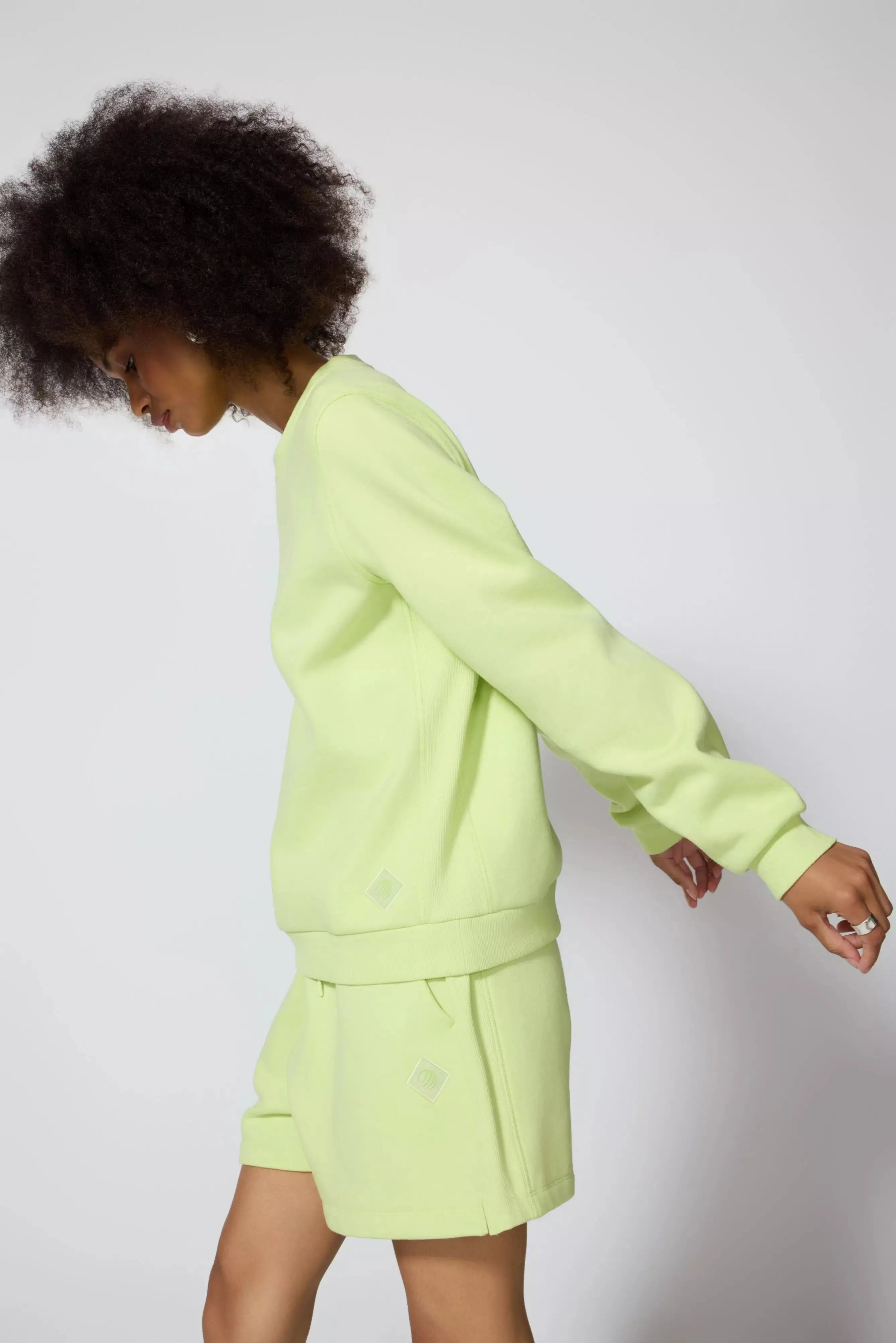 Luxefleece Sweatshirt - Shadow Lime