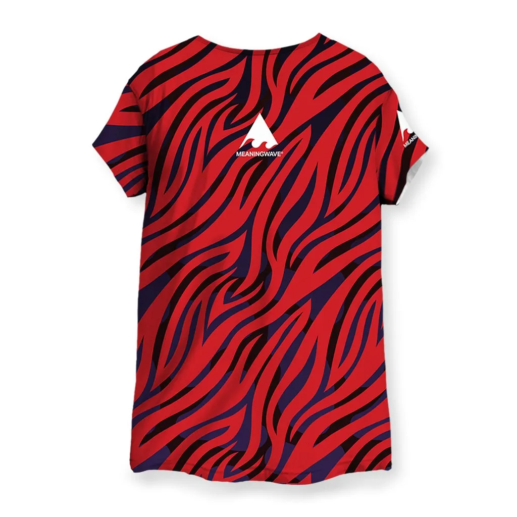 Meaningwave Rick James Neon Zebra Women's T-Shirt