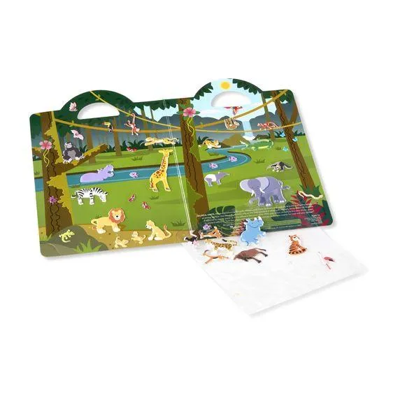 Melissa & Doug Puffy Sticker Play Set - Safari