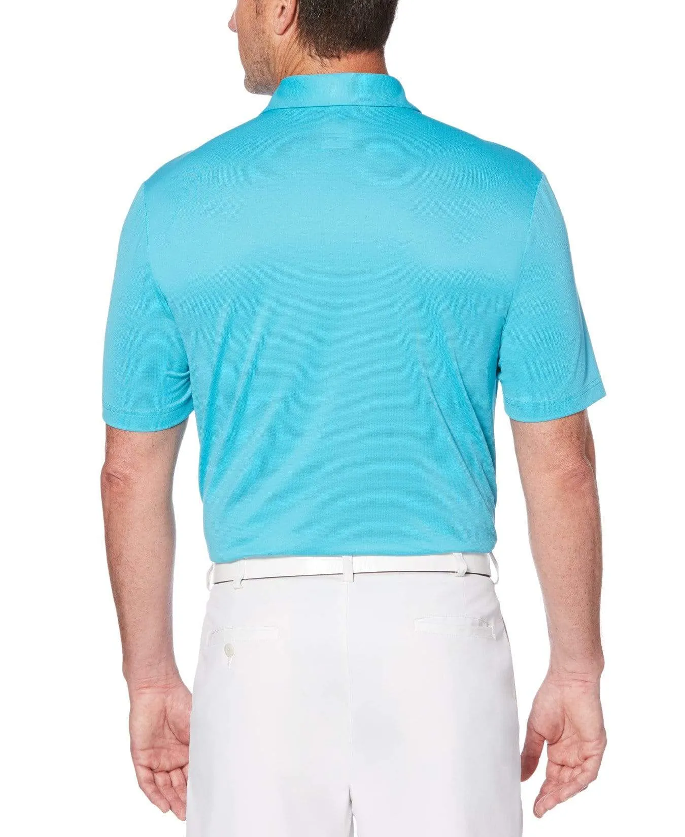 Mens Cooling Mini Ottoman Polo with Chevron