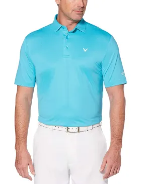 Mens Cooling Mini Ottoman Polo with Chevron