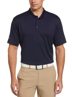 Mens Solid Stretch Polo