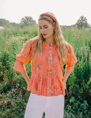 Milly Top in Mayfair Floral Print by Love the Label