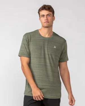 MN Active Running Tee - Dark Khaki