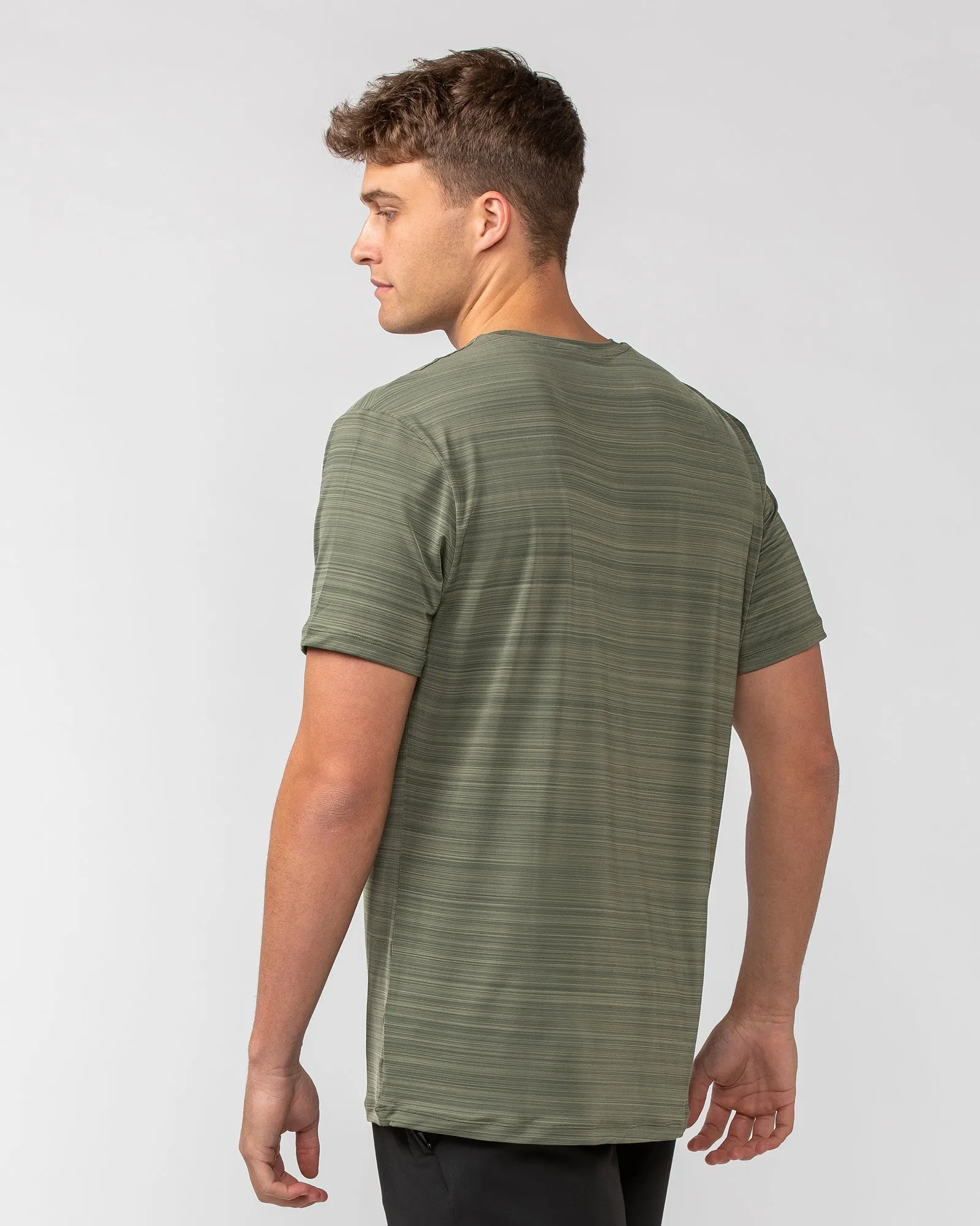MN Active Running Tee - Dark Khaki