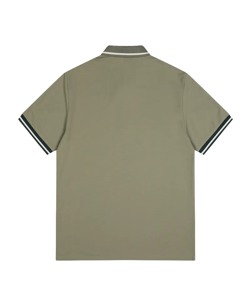 Monday Flow Men's Pique Top - Khaki
