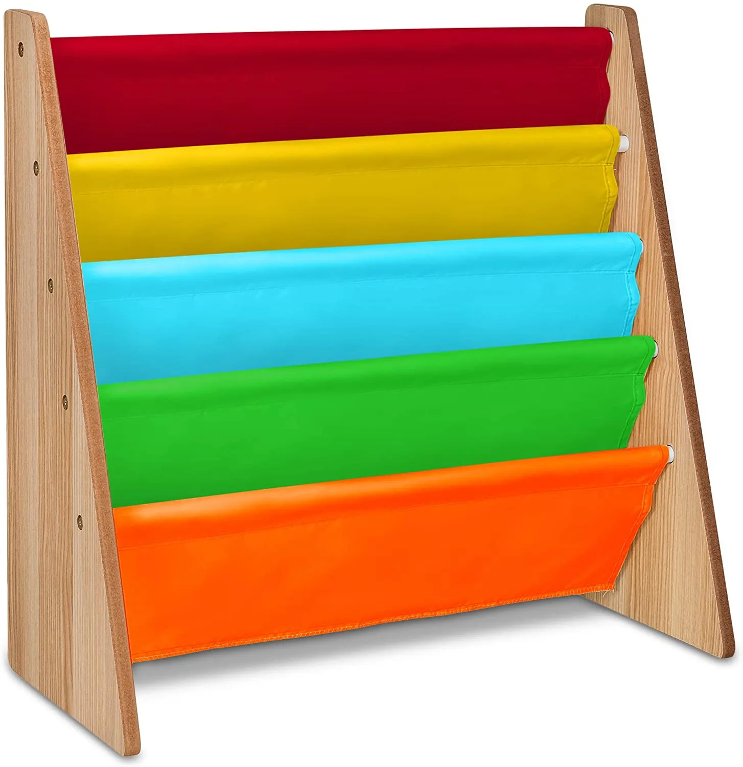 Montessori Sling BookCase | Childrens Bookcase | Kids Bookshelf | Choice of Colours | Washable