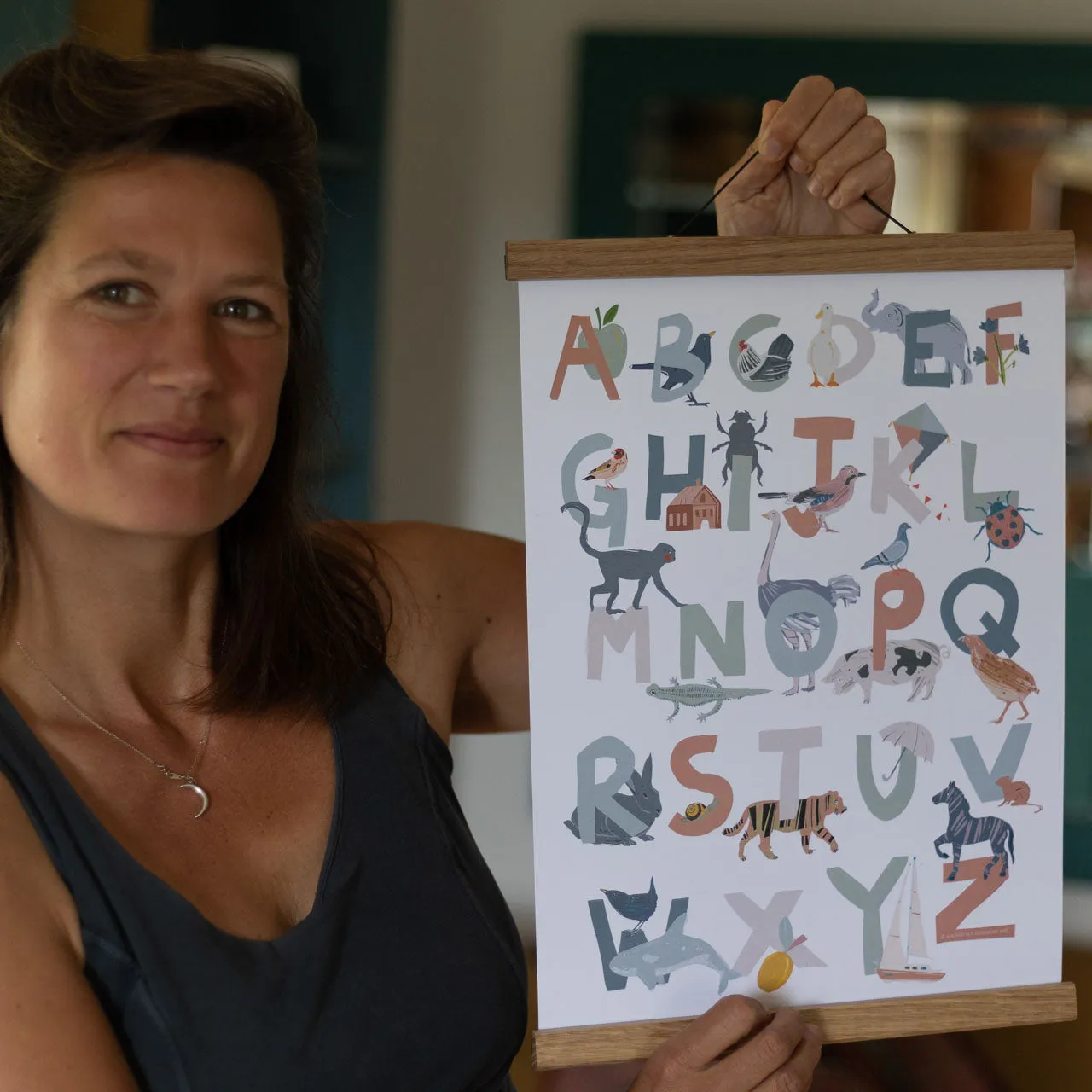 NEW Animal Alphabet Print