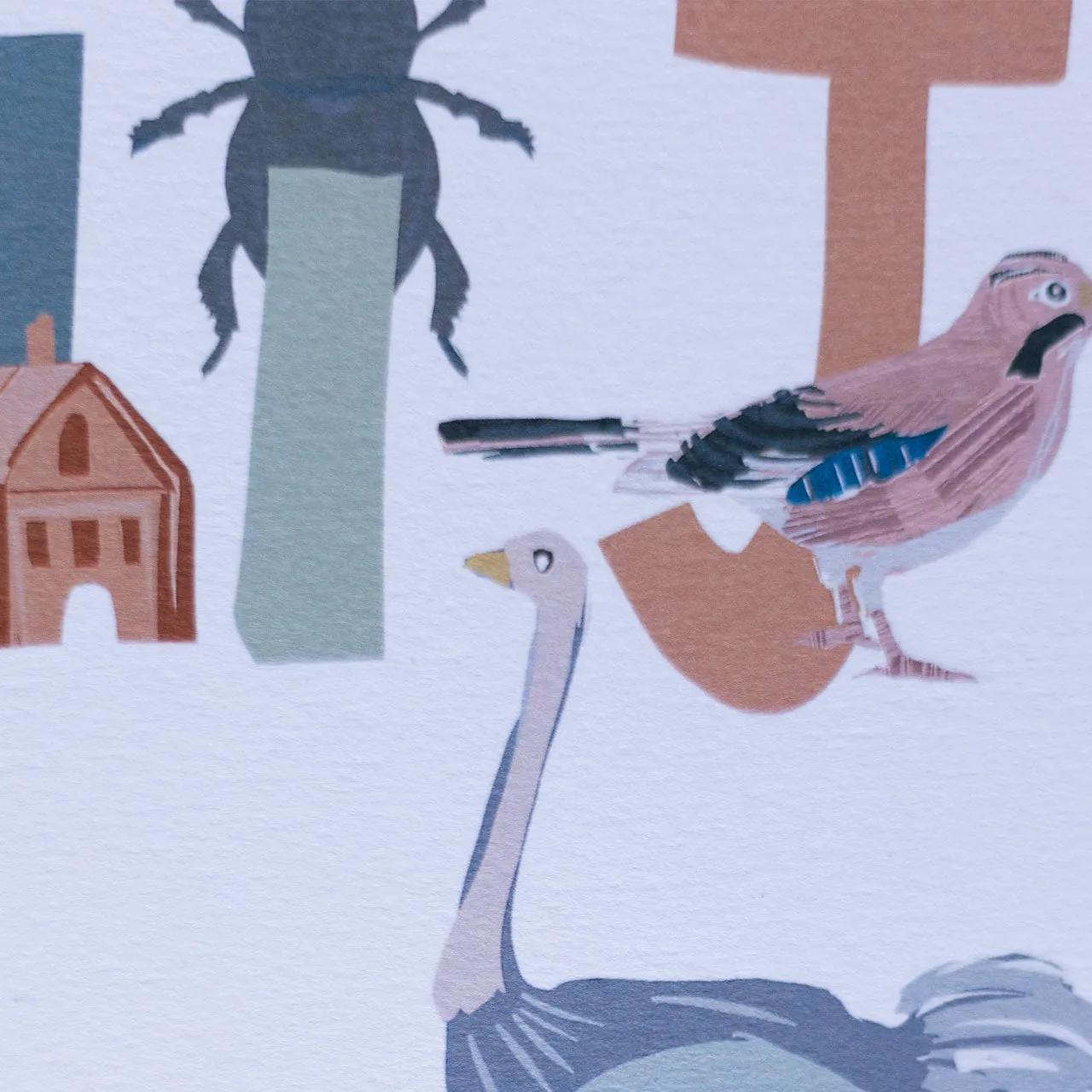 NEW Animal Alphabet Print