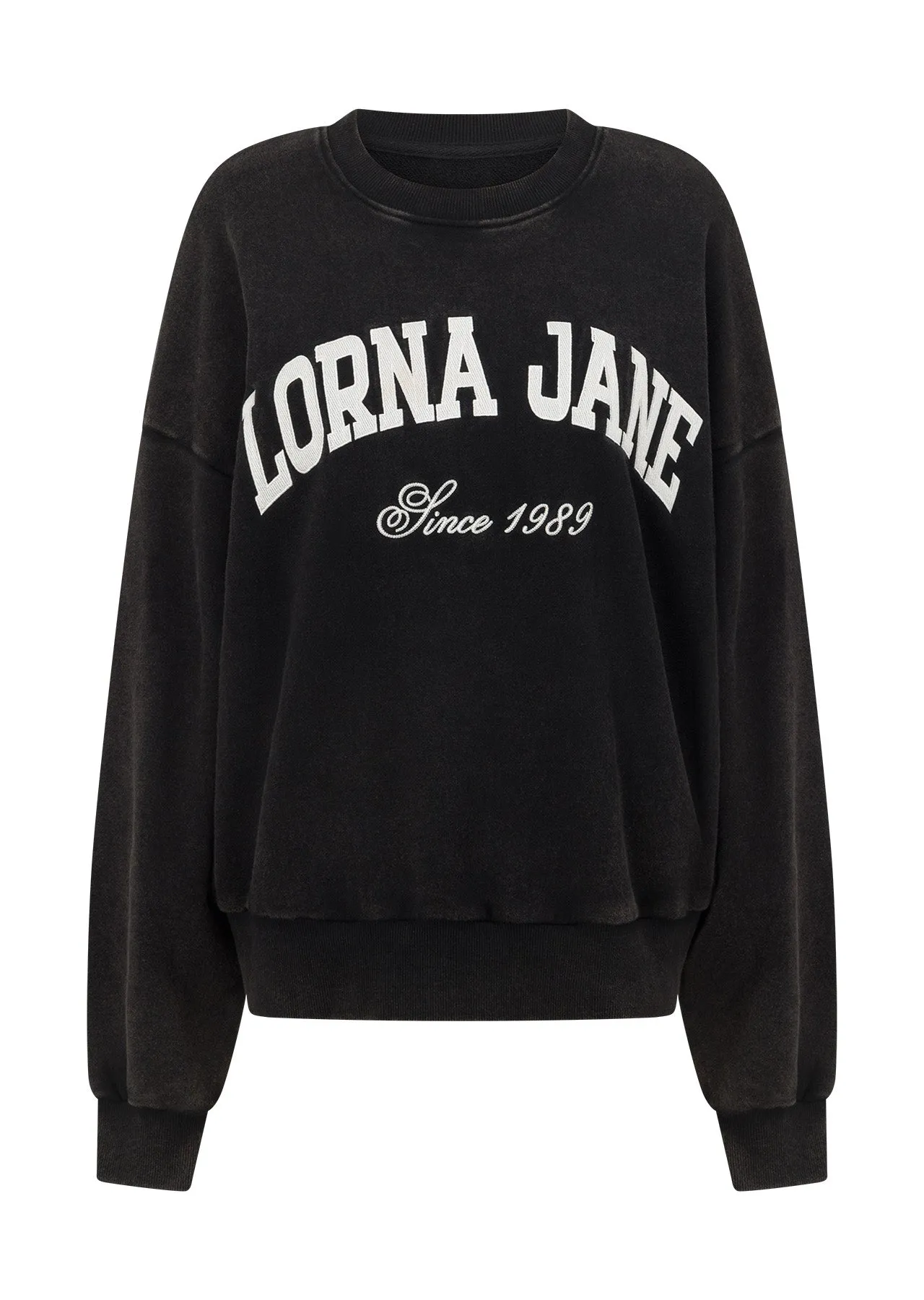 New Sport Washed Sweatshirt | Washed Black