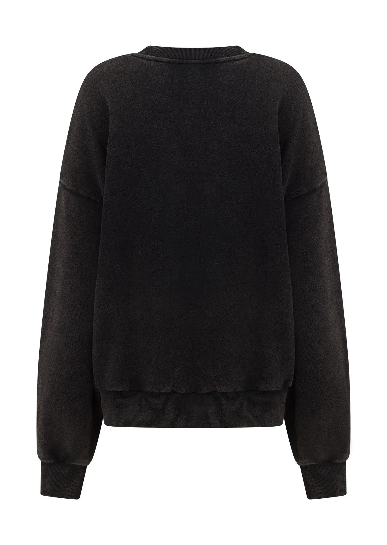 New Sport Washed Sweatshirt | Washed Black