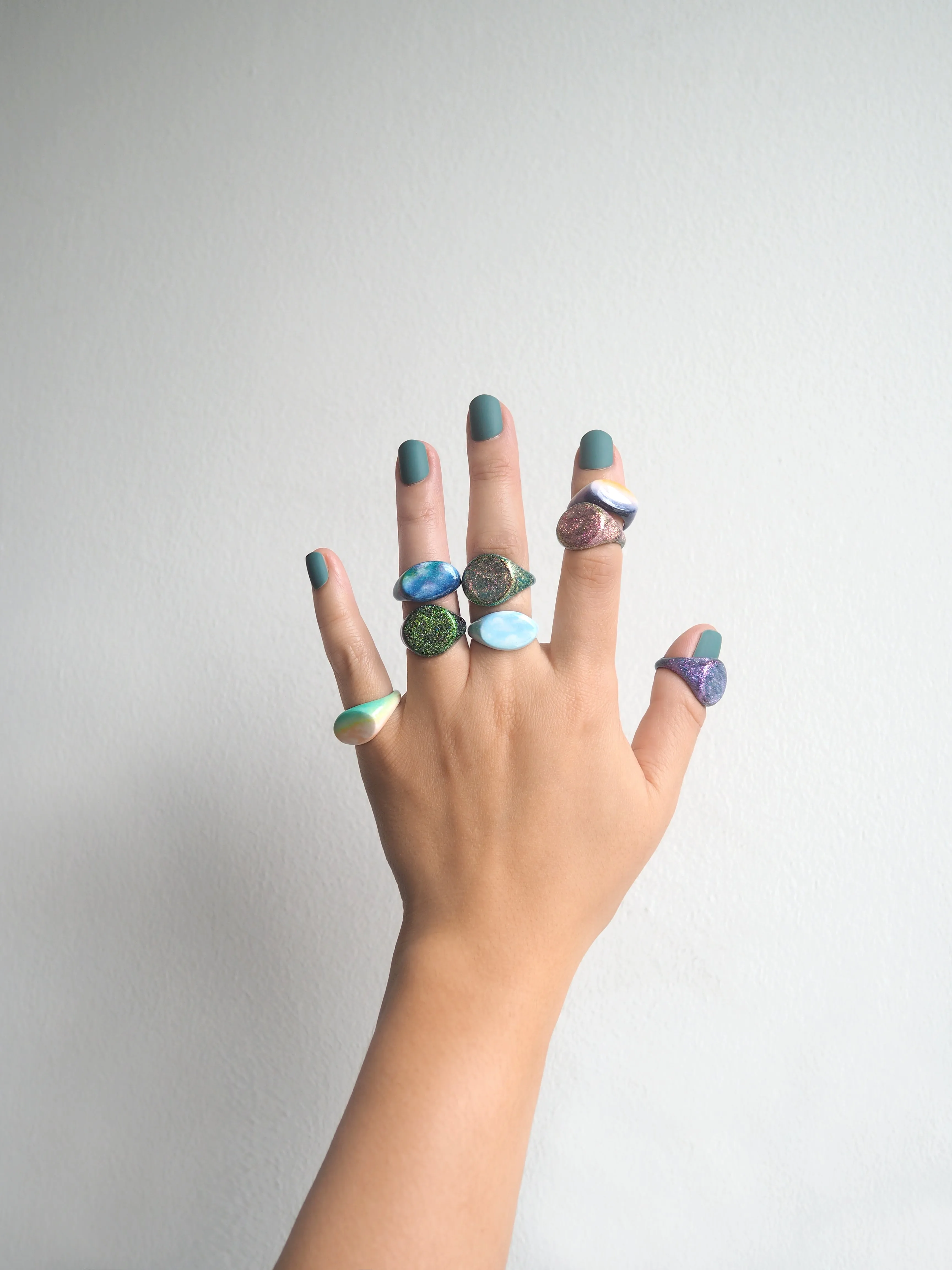 Night Sky Gold Signet Ring | Sky
