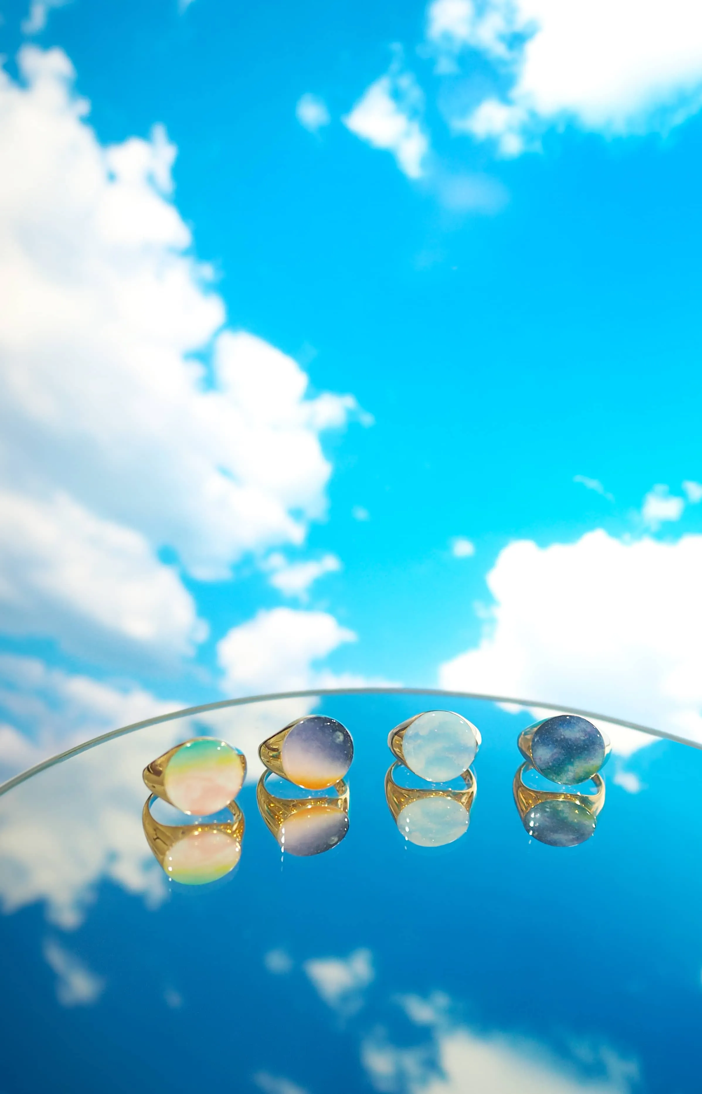 Night Sky Gold Signet Ring | Sky