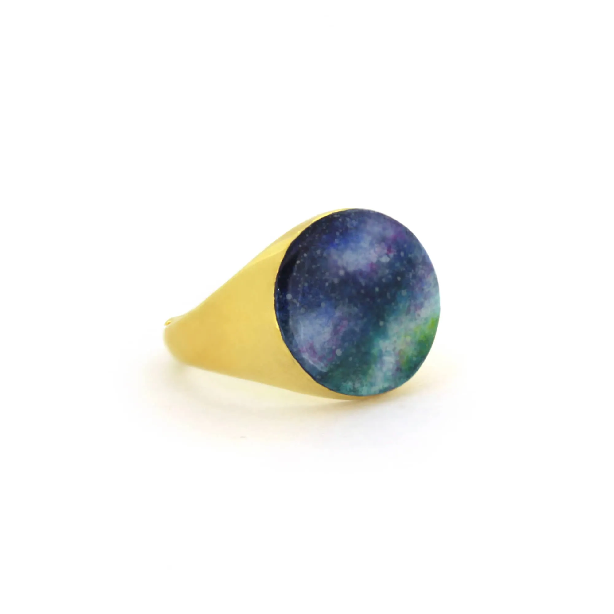 Night Sky Gold Signet Ring | Sky