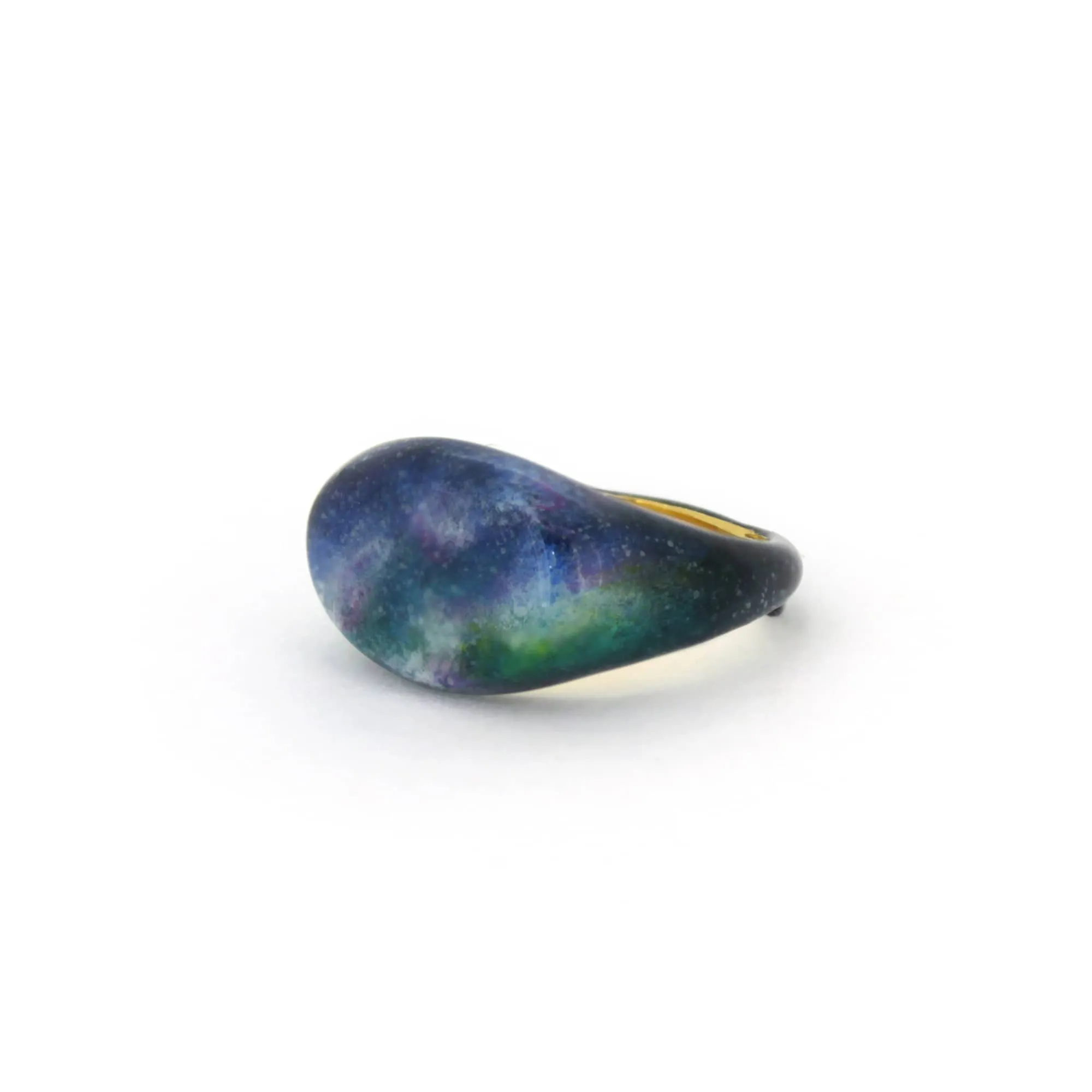 Night Sky Oval Signet Ring | Sky