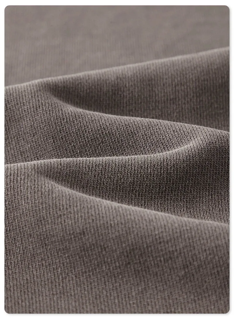 Obsidian Phoenix Luxury 380gsm Washed Cotton Pants - Unisex Oversized Loose-Fit Retro Straight-Leg Trousers