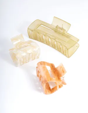Olive Mix Cut Out Claw Pack