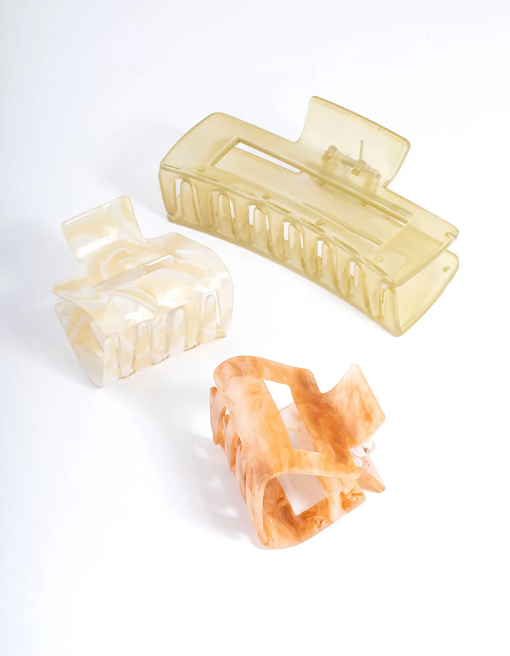 Olive Mix Cut Out Claw Pack