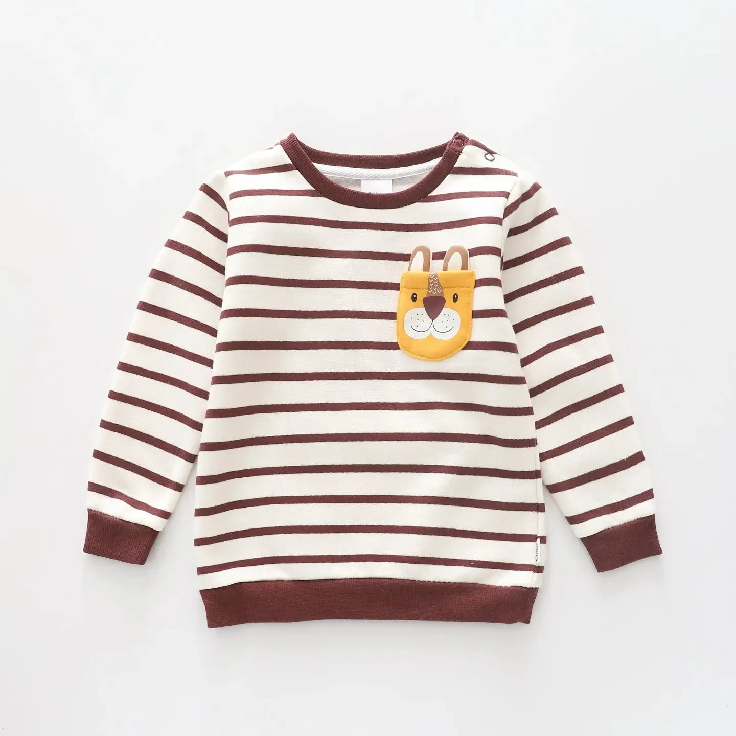 On Safari Lion, Infant Boys Sweat Top