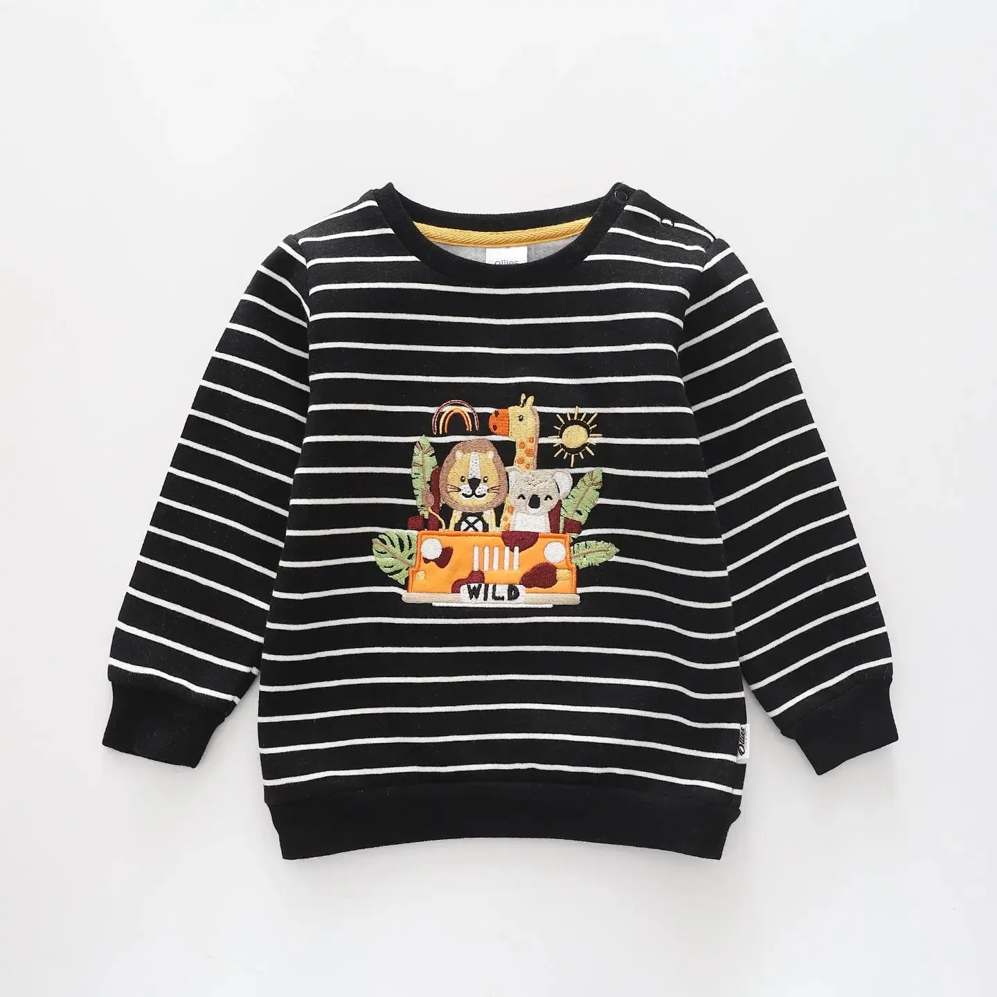 On Safari - Stripes, Infant Boys Sweat Top
