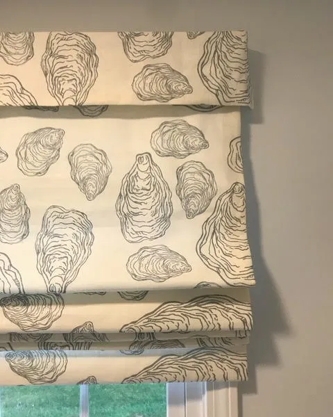 Oyster Shell Fabric - Cape Cod Grey on Belgian Linen
