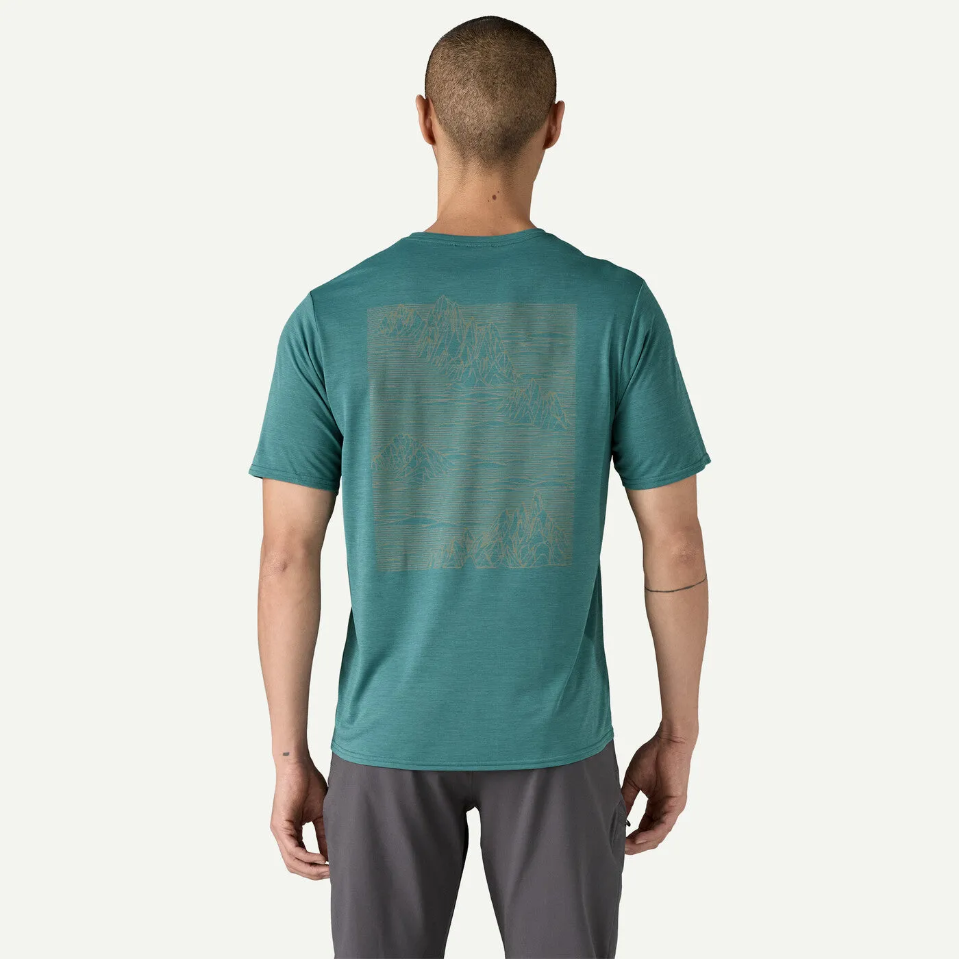 Patagonia Capilene® Cool Daily Graphic Shirt Strataspire: Wetland Blue X-Dye