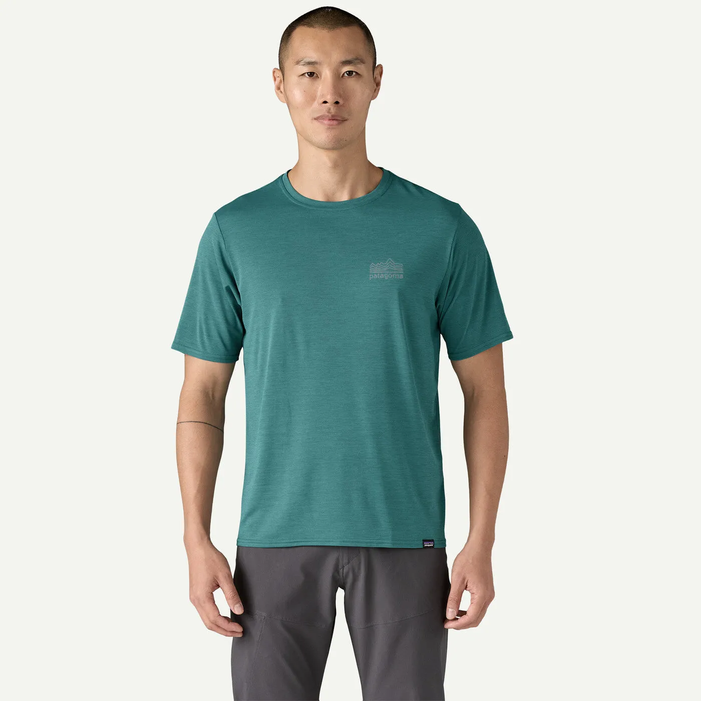 Patagonia Capilene® Cool Daily Graphic Shirt Strataspire: Wetland Blue X-Dye