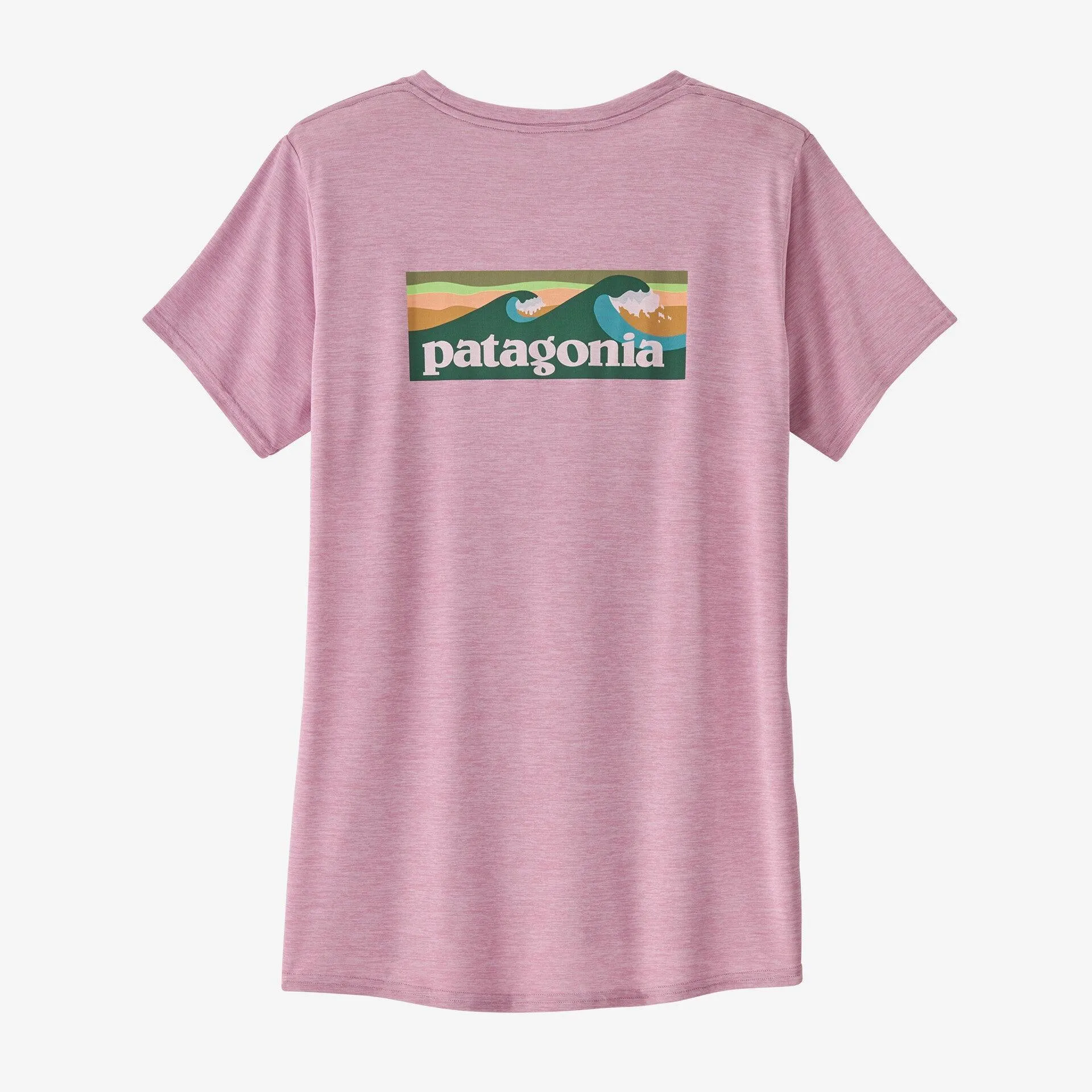 Patagonia Capilene Cool Daily Graphic Shirt - Waters Boardshort Logo: Milkweed Mauve X-Dye