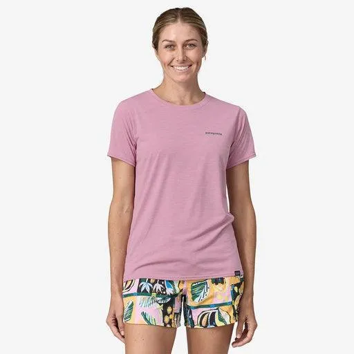 Patagonia Capilene Cool Daily Graphic Shirt - Waters Boardshort Logo: Milkweed Mauve X-Dye