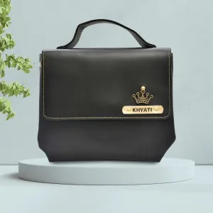 Personalized Sling Bag - Black