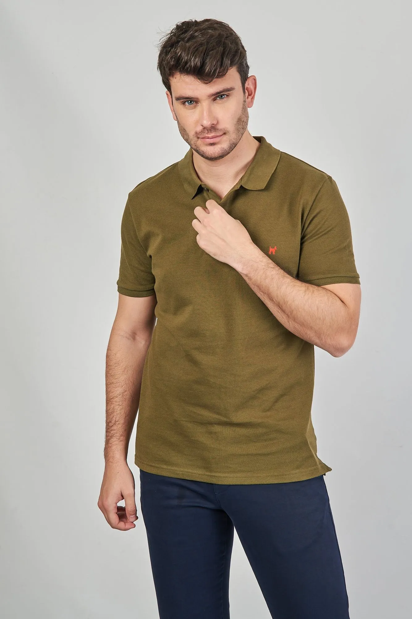 Polo Orgánico Khaki