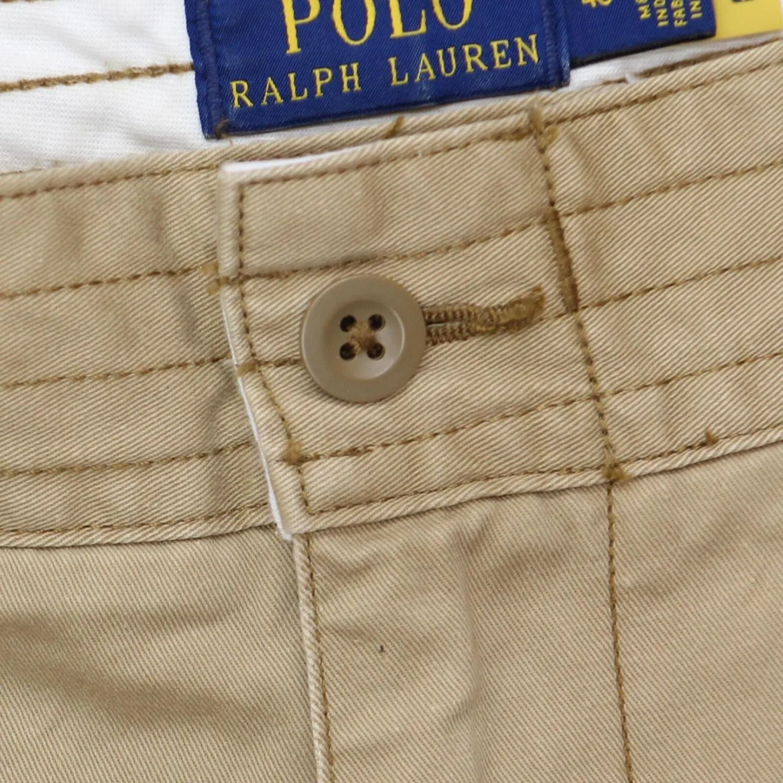 Polo Ralph Lauren Mens Utility Chino Cargo Shorts 16678f8a3e5c03 Khaki Brown 40