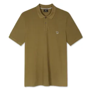 PS Paul Smith - Reg Fit Zebra Polo Shirt in Khaki