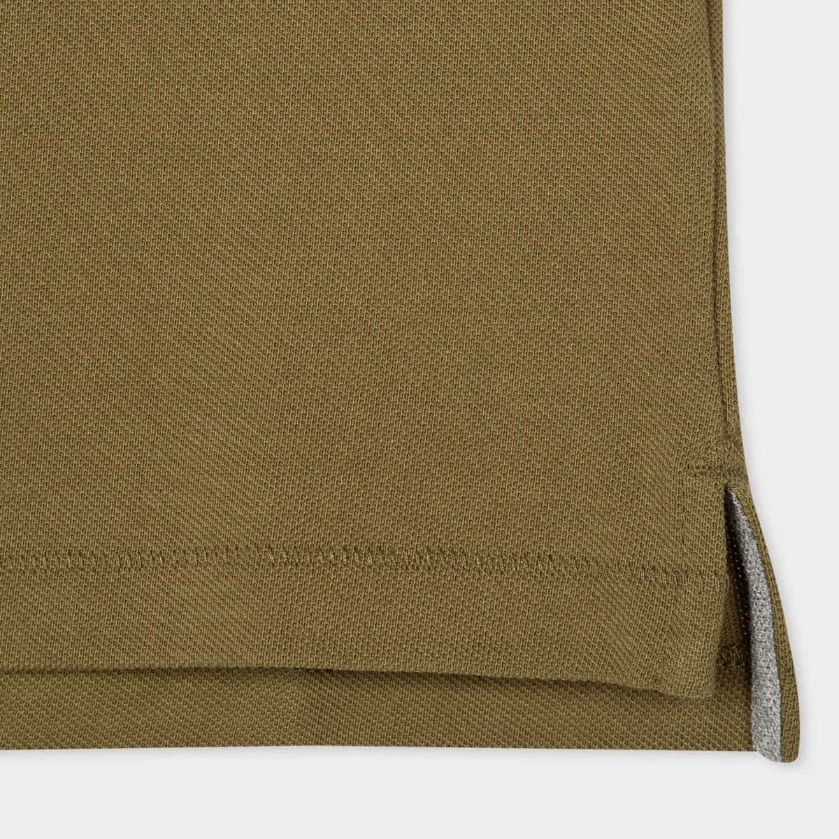 PS Paul Smith - Reg Fit Zebra Polo Shirt in Khaki