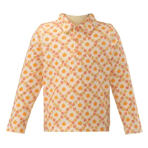 Pumpkin Check Polo Shirt