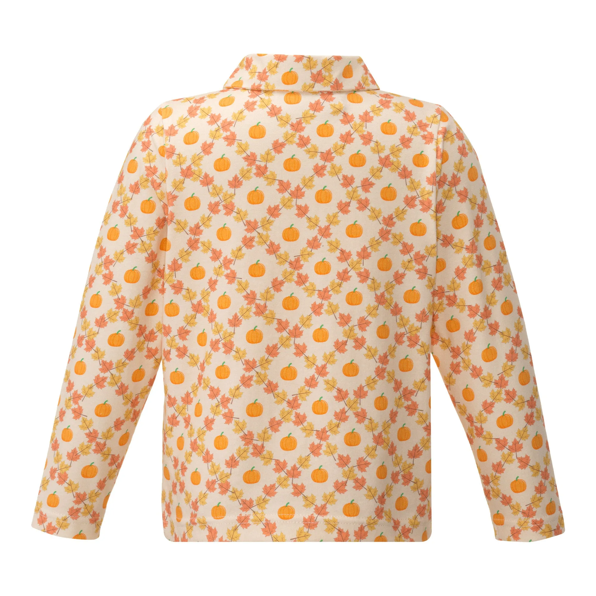 Pumpkin Check Polo Shirt