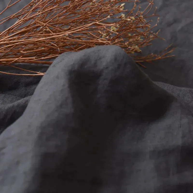 Pure Linen Ruffle Duvet Set