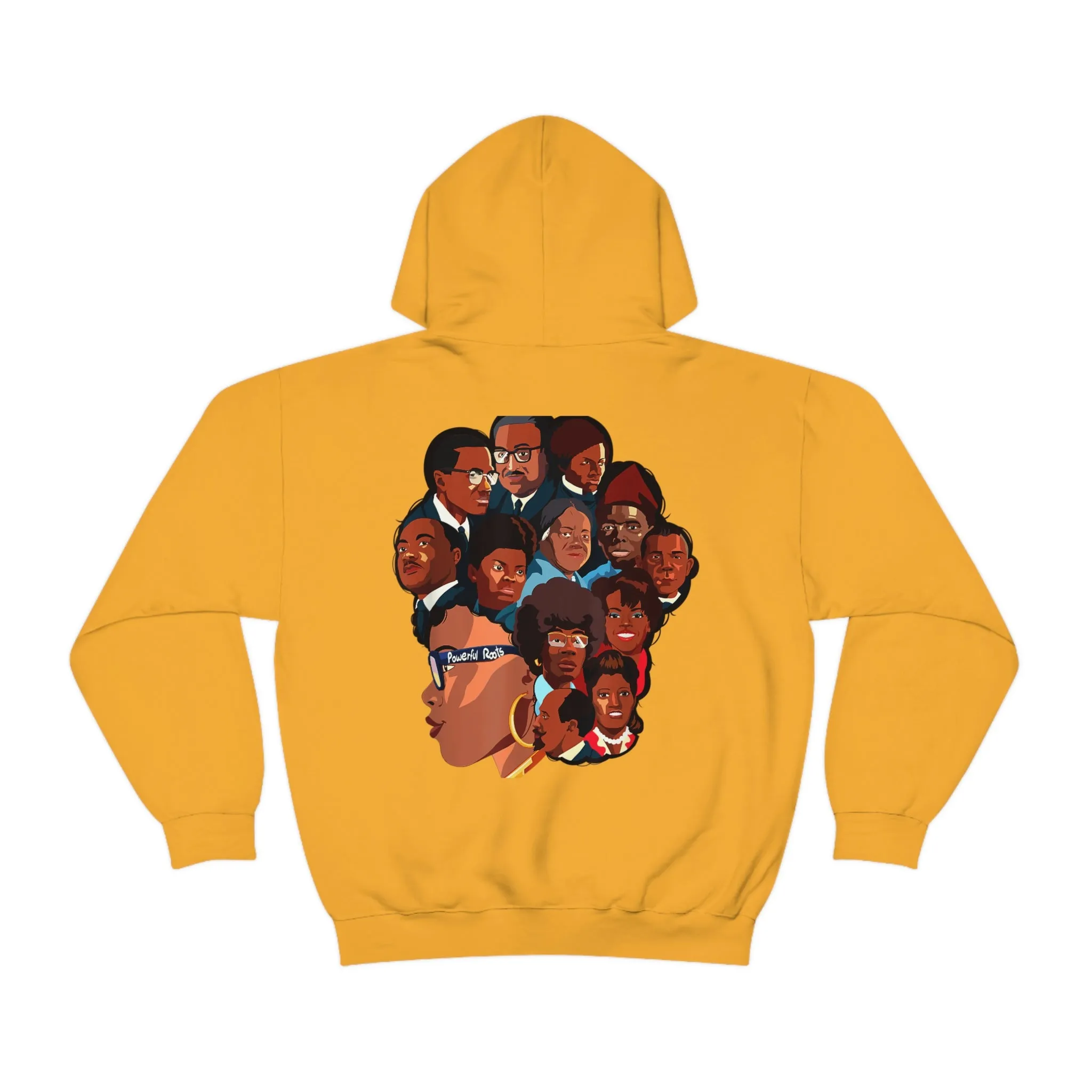 "Abstract Malcolm X" LEGENDS Hoodie(GOLD)