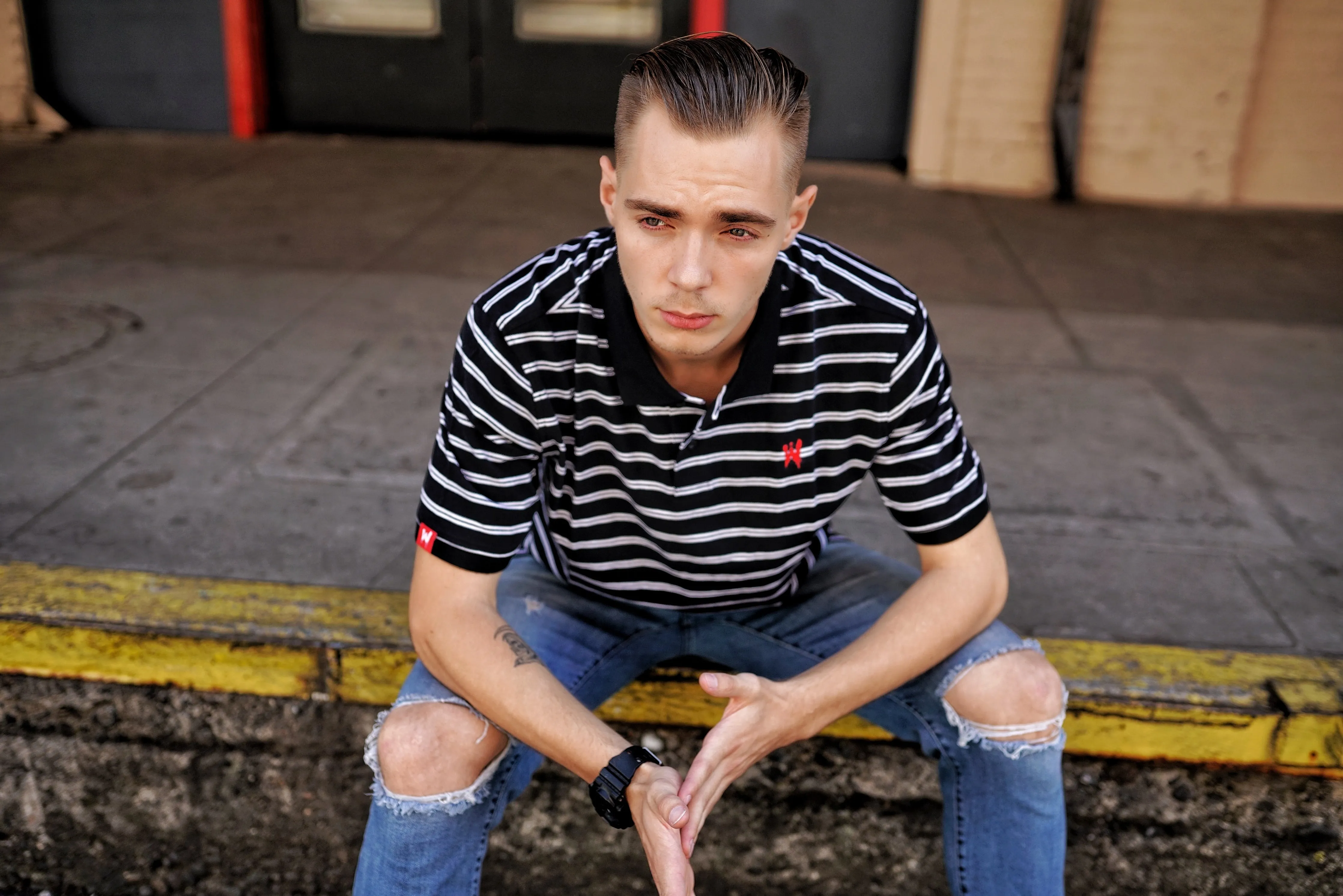 "Drippy W" Polo