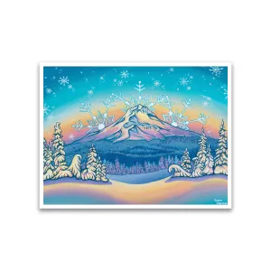 "Snowflake" Print