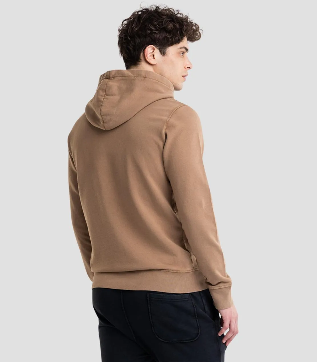Replay M6277 Organic Cotton Hoodie Tan