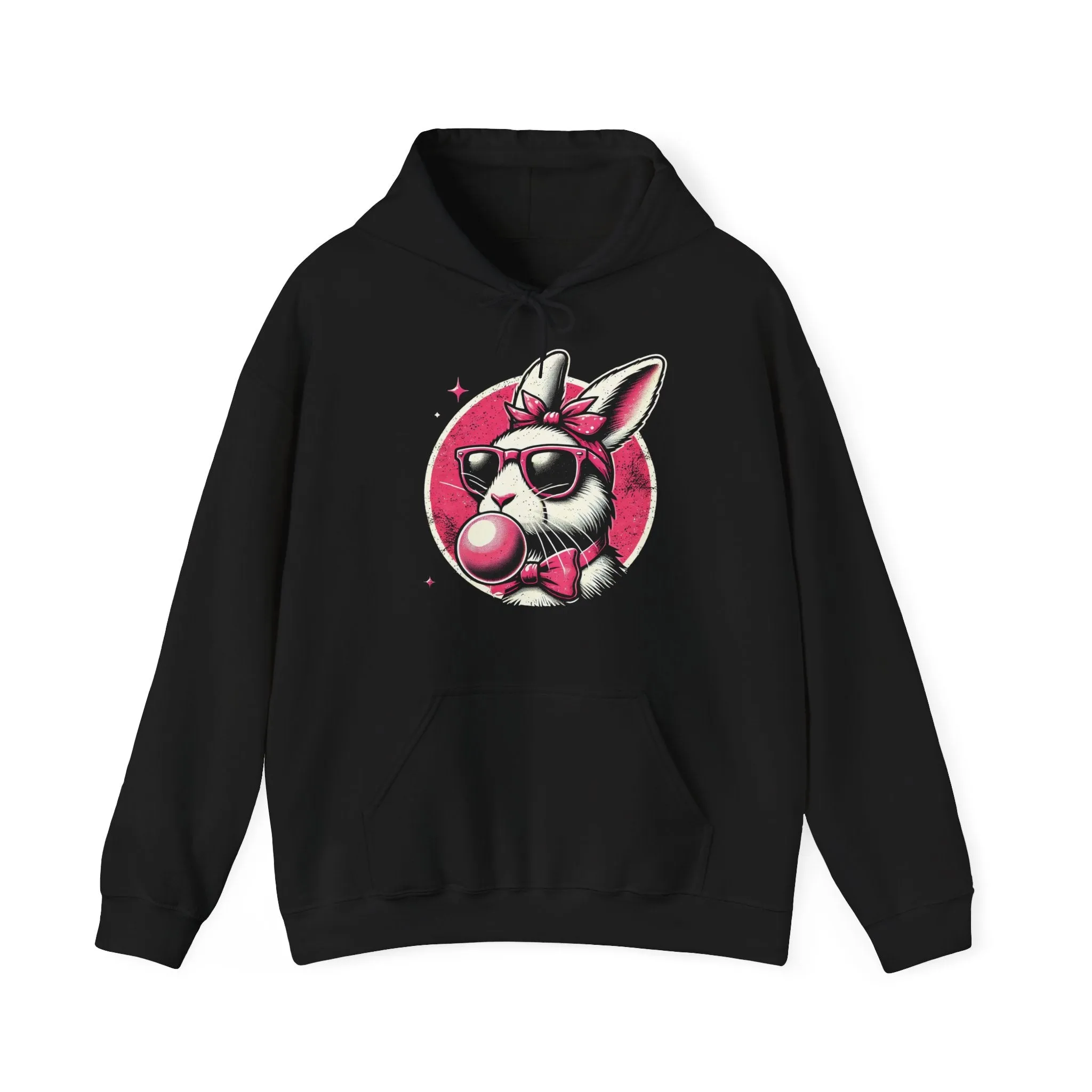 Retro Bubblegum Bunny Easter Hoodie