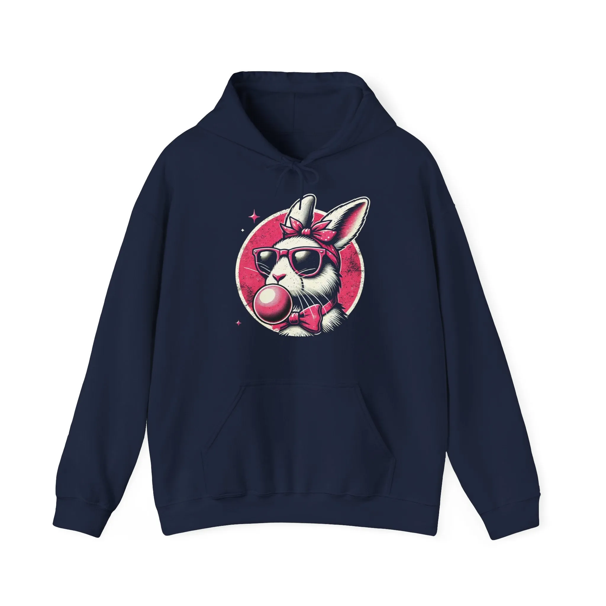Retro Bubblegum Bunny Easter Hoodie