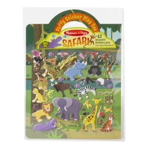 Reusable Puffy Stickers Safari