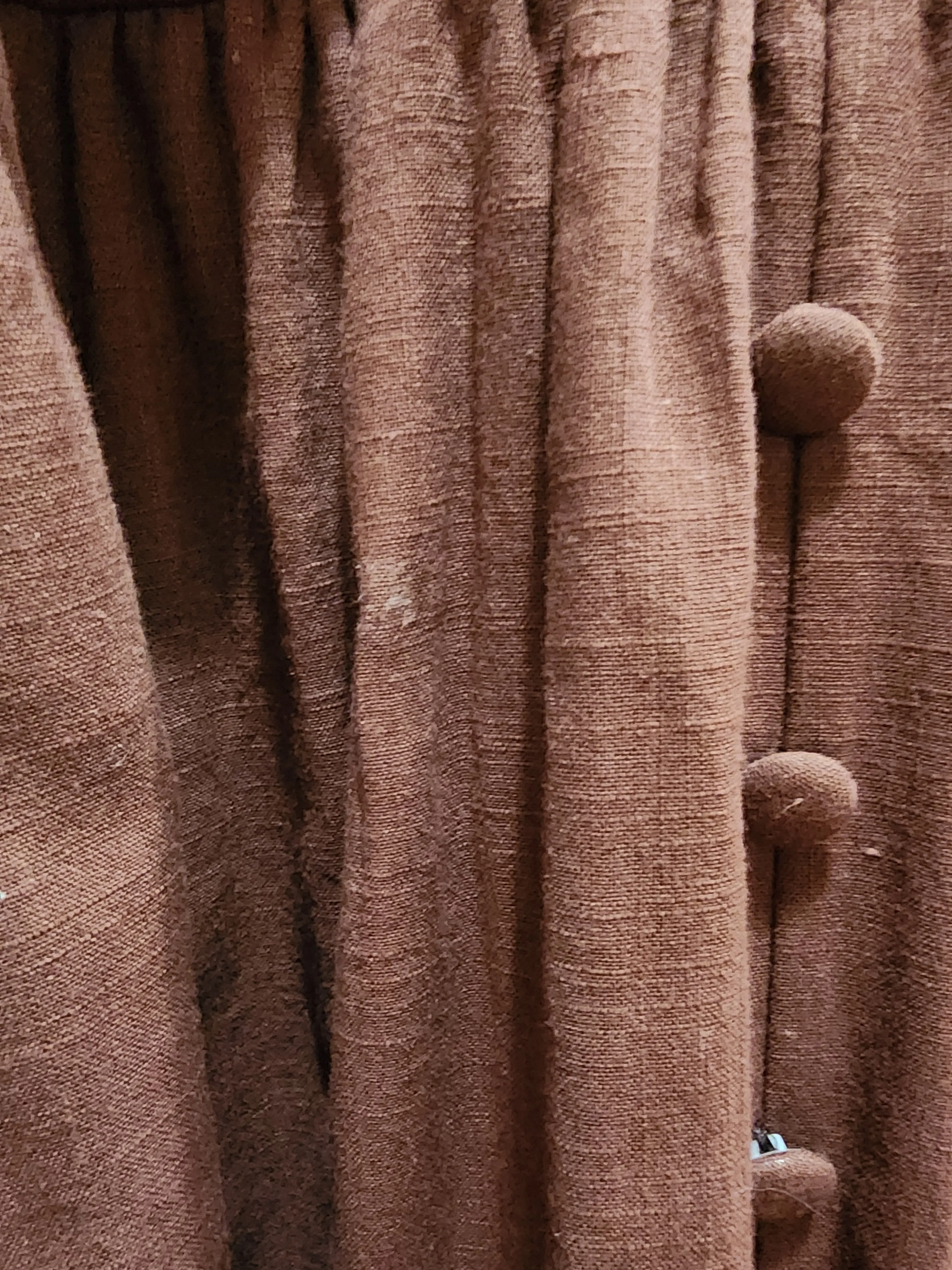 Reverse deep reddy brown cotton dress size medium