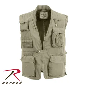 ROTHCO DELUXE SAFARI OUTBACK VEST - KHAKI