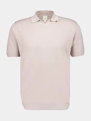 Safari Cream Short-Sleeve Knit Jumper