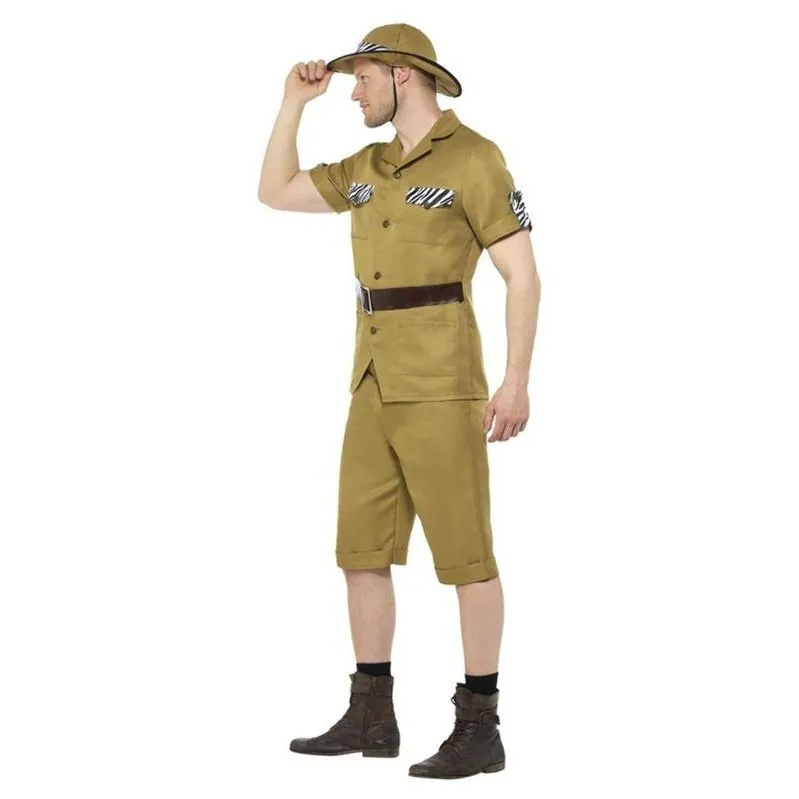 Safari Man Costume, Brown
